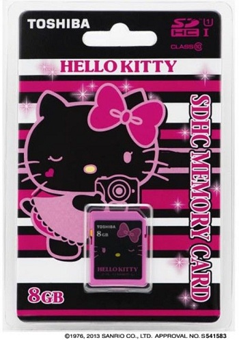 東芝推Hello kitty版SDHC卡 售153元